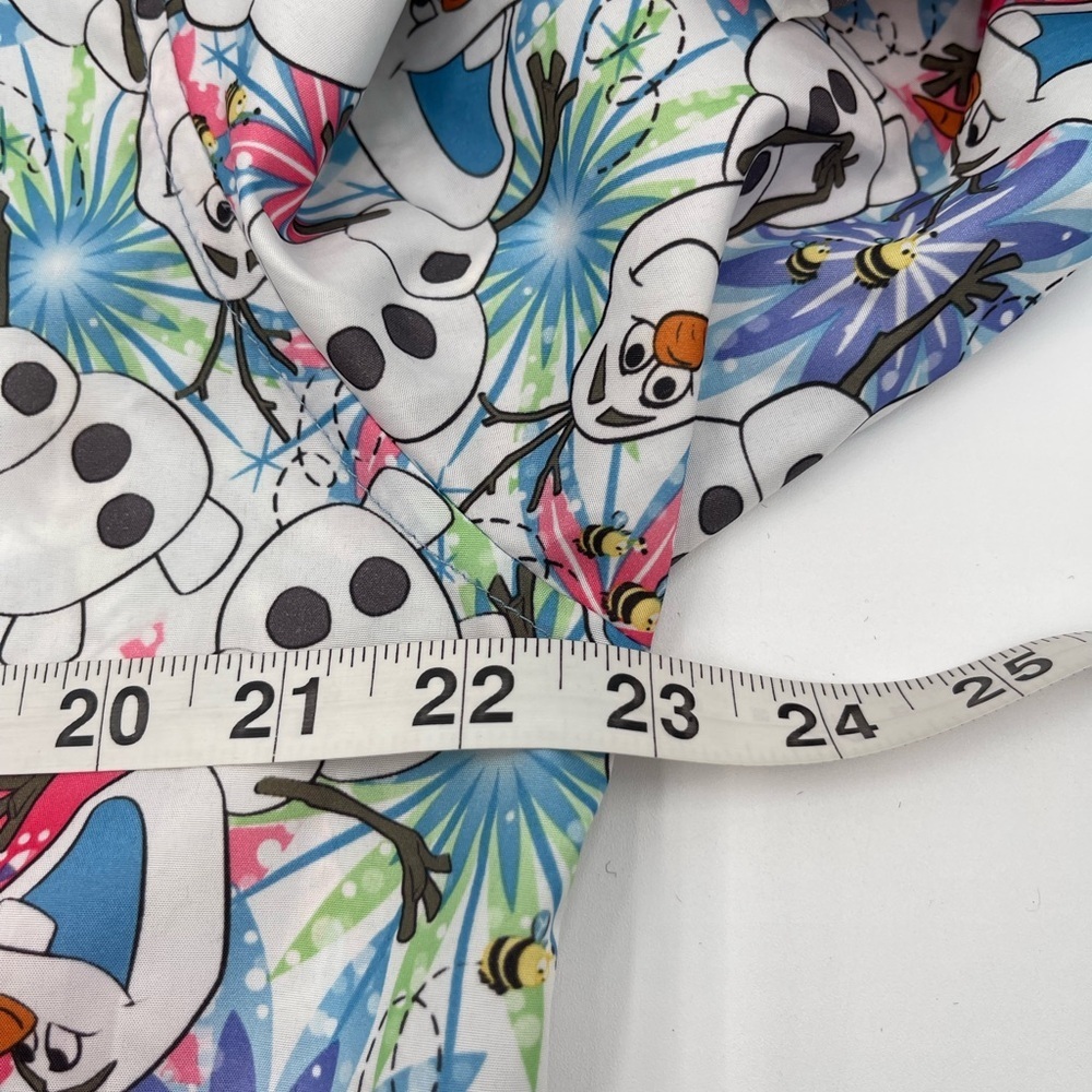Disneys Frozen Olaf Worms Medium Lightweight Windbreaker AOP Zip Coat Jacket - Picture 15 of 16